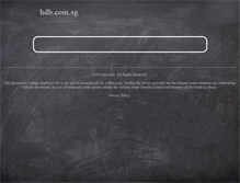 Tablet Screenshot of hdb.com.sg